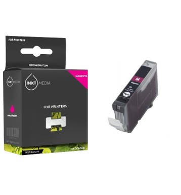 Geschikt Canon BCI-6PM  inktcartridge Foto Magenta, Nieuw, Cartridge, Inktmedia