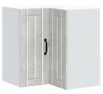 Keukenhoekkast 57x57x60 cm – Wandkast Betongrijs & Praktisch, Huis en Inrichting, Keuken | Keukenelementen, Verzenden, Nieuw