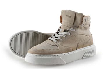 Manfield Hoge sneakers in maat 37 Beige, Kleding | Dames, Verzenden, Beige, Manfield, Sneakers of Gympen