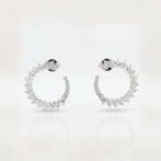 Oorbellen - 18 karaat Witgoud - 7.07ct. tw. Diamant, Sieraden, Tassen en Uiterlijk, Oorbellen, Nieuw