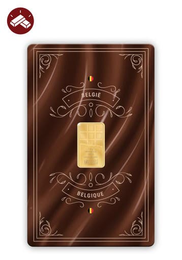 Goudbaar 2,5 gram Chocolade, Verzenden