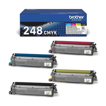 Toner Brother TN-248CMYK multipack (origineel), Computers en Software, Printerbenodigdheden, Verzenden, Nieuw, Toner, Brother