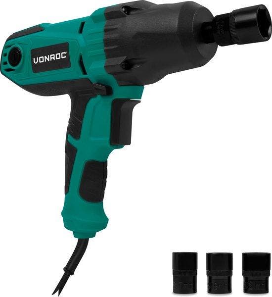 2dekans | VONROC Slagmoersleutel 450W - 350Nm - 1/2” opname, Doe-het-zelf en Verbouw, Gereedschap | Overige machines, Zo goed als nieuw