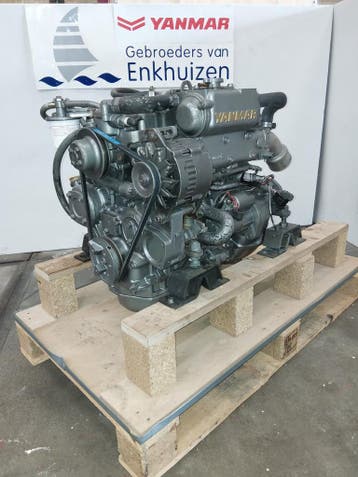 Gereviseerde Yanmar 3JH3E met KM35A2, Watersport en Boten, Buiten- en Binnenboordmotoren, Ophalen, Gebruikt, Diesel, Viertaktmotor