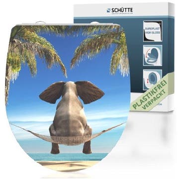 SCHÜTTE WC-Bril 82580 HAPPY ELEPHANT - High Gloss -, Ophalen of Verzenden, Nieuw