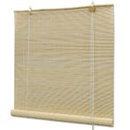 vidaXL Rolgordijn 140x160 cm bamboe naturel, Huis en Inrichting, Stoffering | Gordijnen en Lamellen, Verzenden, Nieuw, Beige
