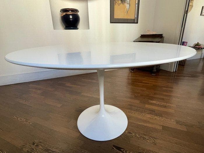 Knoll - Eero Saarinen - Tafel - Tulip tafel - Glasvezel,, Antiek en Kunst, Kunst | Designobjecten