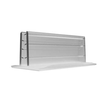 100 stuks - Zelfklevende PVC Houder (Transparant) / Stan...