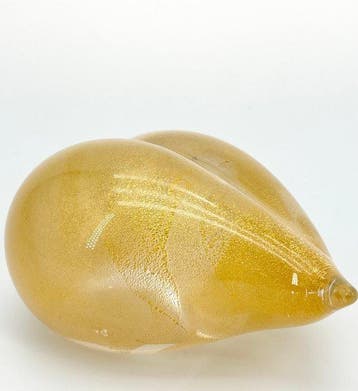 Tafelmiddenstuk - Muranoglas - Fermacarte Murano goud 24
