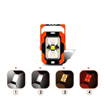Solar werklamp 'Handy' - Powerbankfunctie - Zonne-energie, Tuin en Terras, Buitenverlichting, Zonne-energie, Kunststof, Verzenden