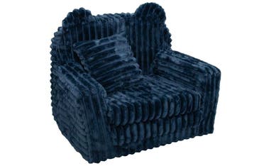 Blauw Kinderfauteuil | Comfort Slaapbank | Beperkte Voorraad, Huis en Inrichting, Fauteuils, Overige materialen, Minder dan 75 cm