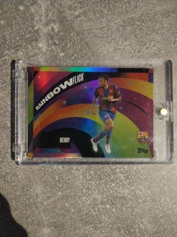 2025 Topps FC Barcelona Team Set Thierry Henry Case Hit, Nieuw