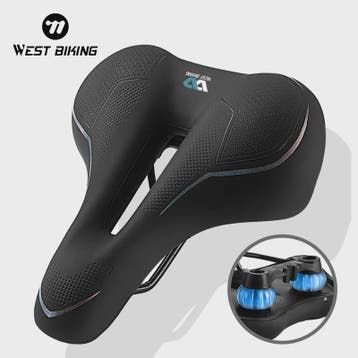 WEST BIKING Fietszadel MTB Racefiets - Ademend, Schokabsorbe, Fietsen en Brommers, Fietsaccessoires | Fietsstoeltjes, Verzenden
