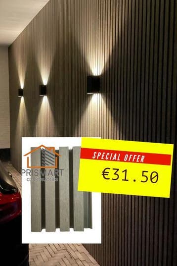 Planken, composiet planken voor gevelbekleding en schutting, Tuin en Terras, Nieuw, 250 cm of meer, Planken