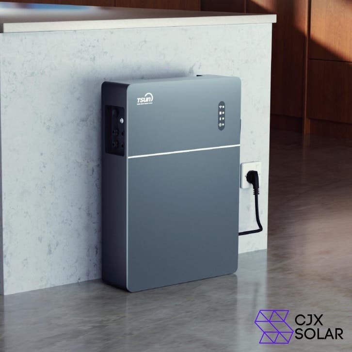 Thuisbatterij 5 kWh met stekker | Direct klaar voor gebruik, Doe-het-zelf en Verbouw, Zonnepanelen en Toebehoren, Compleet systeem