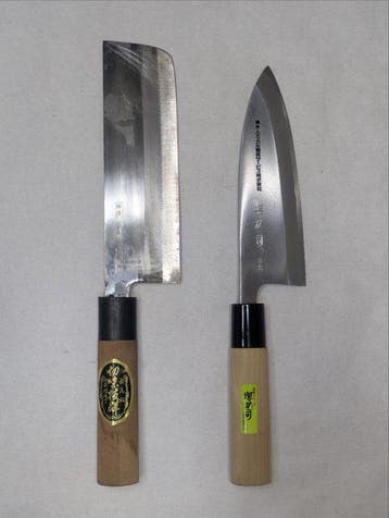 Keukenmes - Staal, Hout - Japan - Traditionele Japanse