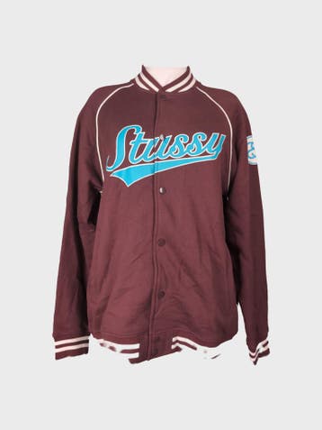 Stüssy Bomberjacks Heren maat L Rood, Maat 52/54 (L), Ophalen of Verzenden, Zo goed als nieuw, Stüssy