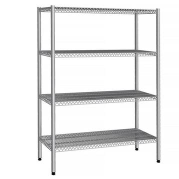 GGM Gastro | RVS stelling - 1380x400mm - Diepte: 400mm - met, Verzenden, Nieuw, Bord(en)