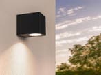 Veiling - 12x Wandlamp modern rechthoekig GU10 fitting zand, Nieuw