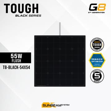 Tough G8 55 Watt Black Zonnepaneel, Ophalen of Verzenden, Nieuw