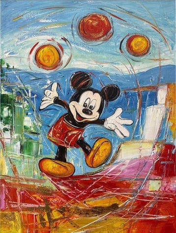 Nguyn V.L (1993) - The Mickey Legacy (08) 80 60 cm - No