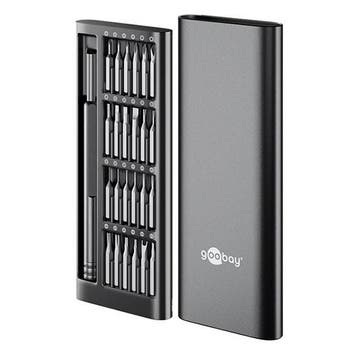 Precisie schroevendraaierset | Goobay Tools | 25-delig, Verzenden, Nieuw