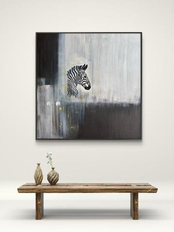 Luca Domiro - Roots of Rhythm (Zebra) - Large Original