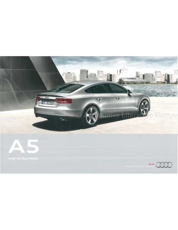 2010 AUDI A5 SPORTBACK BROCHURE FRANS, Nieuw, Audi, Author