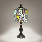 Tafellamp - Glas, Metaal - Tiffany stijl - Klassiek