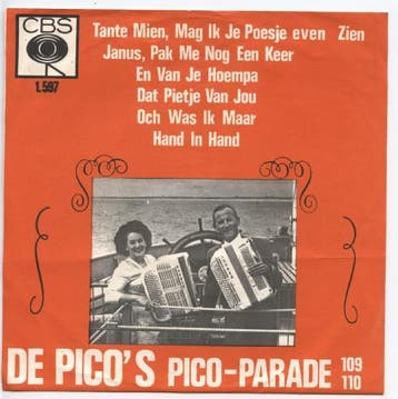 vinyl single 7 inch - De Picos - Pico-Parade 109 + 110, Verzenden, Zo goed als nieuw, 7 inch, Pop