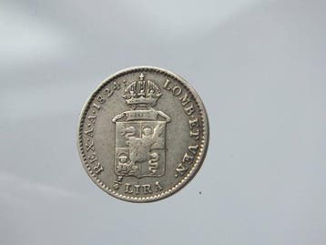 Italië, Koninkrijk Lombardije-Venetia 1/4 Lira 1824 Venezia