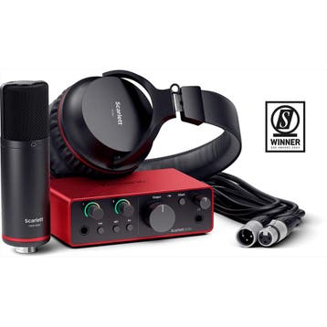 Focusrite Scarlett Solo Studio 4th Gen – Opnamebundel met, Muziek en Instrumenten, Ophalen of Verzenden, Nieuw