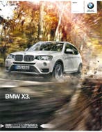 2015 BMW X3 BROCHURE NEDERLANDS, Boeken, Nieuw, BMW, Author