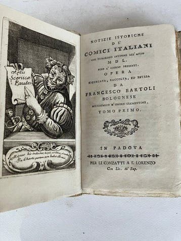 Francesco Bartoli - Notizie istoriche de comici italiani -