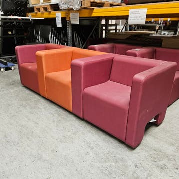 Ahrend Silverguard loungebank modules - 74x237x76, Ophalen of Verzenden, Nieuw in verpakking