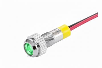 Mini LED indicatielampje - KNIPPEREND - 6mm - 12V - groen, Hobby en Vrije tijd, Elektronica-componenten, Ophalen of Verzenden