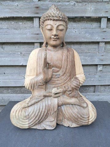 Boeddha van hout / handgemaakt / 49 cm - Buddha - Indonesië