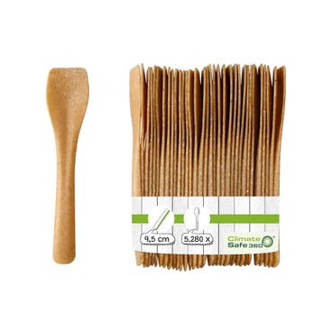GGM Gastro | (5280 stuks) IJslepel - 95mm - bruin | MWESGBKB, Verzenden, Nieuw