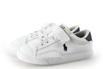 Polo Ralph Lauren Sneakers Jongens in maat 26 Wit, Verzenden, Jongen of Meisje, Schoenen, Zo goed als nieuw