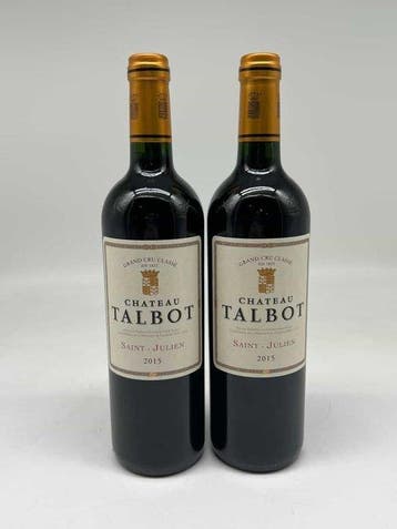 2015 Chateau Talbot - Saint-Julien 4ème Grand Cru Classé - 2, Nieuw