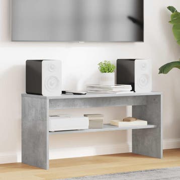 vidaXL TV-kast 80 x 30 x 40 cm Beton Grijs Bewerkt hout, Minder dan 50 cm, Verzenden, Nieuw, Minder dan 100 cm