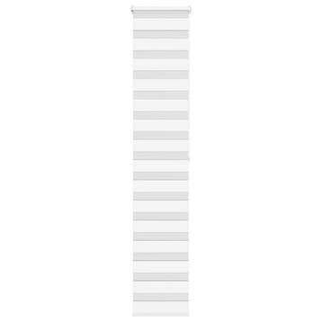 vidaXL Zebra rolgordijn 50x200 cm stofbreedte 45,9cm, Verzenden, Nieuw, Wit