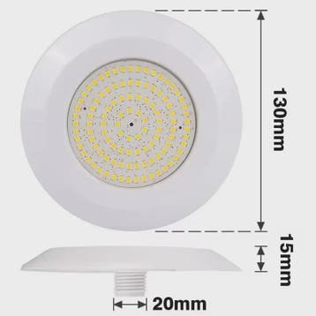 Waterdichte LED Zwembadverlichting 12W - Meerkleurig & Dimma, Verzenden, Nieuw