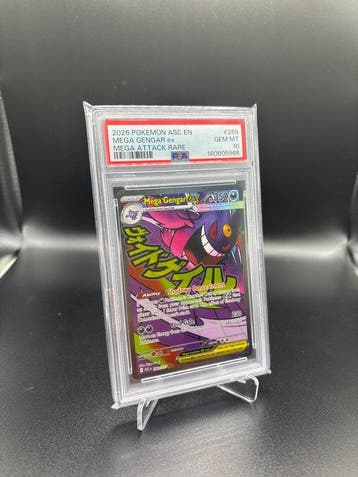Pokémon - 1 Graded card - Mega Gengar ex 269 Ascended Heroes, Nieuw