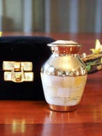 mini urn | brons | urn | uitverkoop | aanbieding | crematie, Ophalen of Verzenden, Nieuw
