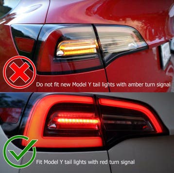 AlphaRex 17-22 Tesla Model 3 PRO-Series LED Tail Lights Red, Ophalen of Verzenden, Nieuw