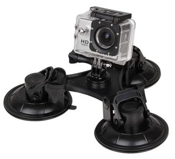 Raamstatief (3 zuignappen) voor GoPro / Actioncams - typ..., Nieuw
