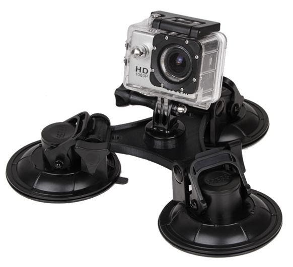 Raamstatief (3 zuignappen) voor GoPro / Actioncams - typ..., Audio, Tv en Foto, Overige Audio, Tv en Foto