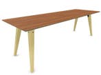 Cube Design Spider tafel, 160-300x100cm, houten onderstel, Overige plaatsen, Ophalen of Verzenden, Nieuw in verpakking, Stoel