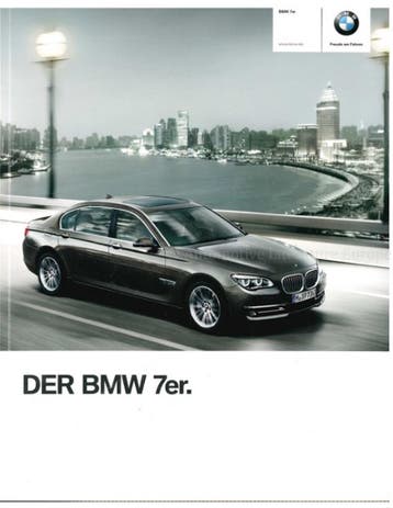 2014 BMW 7 SERIE BROCHURE DUITS, Nieuw, BMW, Author